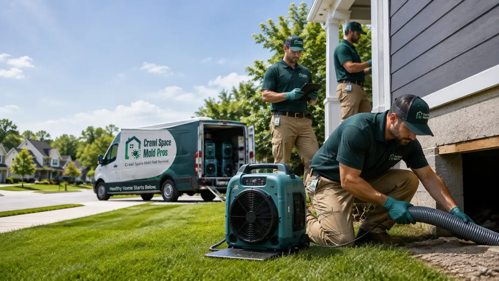 Crawl Space Mold Removal in Coulterville, IL